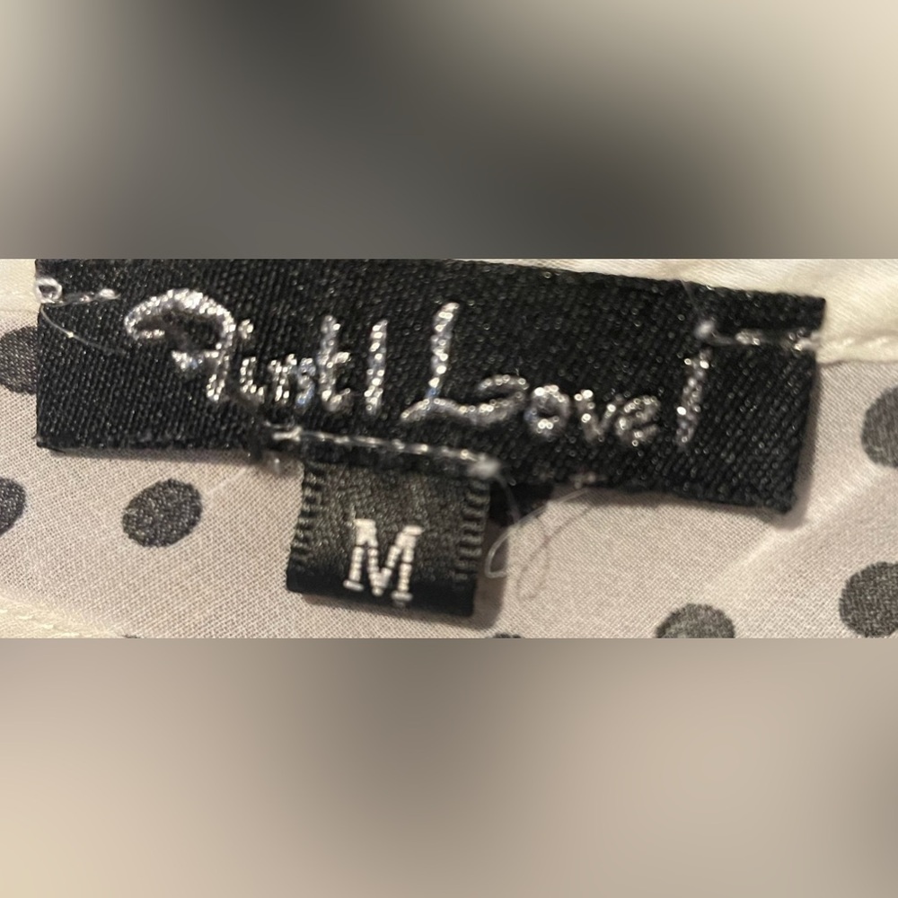 White with black polka dots. By FIRST LOVE. - Picture 5 of 5